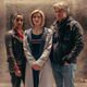 Jodie Whittaker, Mandip Gill, and John Bishop in Doctor Who